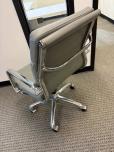 Used Conference Chair - Grey Vinyl - Chrome Frame - ITEM #:150216 - Img 12 of 13