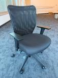 Ergonomic Mesh Back Office Chair with Black Fabric Seat - ITEM #:150221 - Img 1 of 6