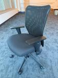 Ergonomic Mesh Back Office Chair with Black Fabric Seat - ITEM #:150221 - Img 2 of 6