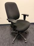 Office Master PT78 Ergonomic Task Chair, Black Fabric - ITEM #:150222 - Img 1 of 4