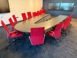 Vitra AC4 Conference Chair, Red Fabric, Polished Aluminum Arms - ITEM #:150224 - Img 5 of 5