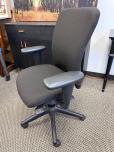 High-Back Ergonomic Task Chair in Black Fabric - ITEM #:150225 - Img 3 of 8