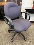 Blue Fabric Task Chair with Loop Arms - ITEM #:150226 - Img 1 of 3