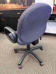 Blue Fabric Task Chair with Loop Arms - ITEM #:150226 - Img 3 of 3