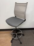 SitOnIt Wit Mid-Back Drafting Stool / Task Chair, Grey - ITEM #:150232 - Img 2 of 5