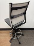 SitOnIt Wit Mid-Back Drafting Stool / Task Chair, Grey - ITEM #:150232 - Img 3 of 5