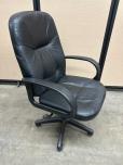 High Back Black Padded Executive Office Chair - ITEM #:150233 - Img 1 of 4