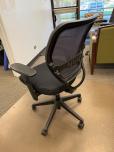 Black Mesh Back Conference Chair with Adjustable Arms - ITEM #:150237 - Img 3 of 5