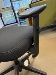 Black Mesh Back Conference Chair with Adjustable Arms - ITEM #:150237 - Img 4 of 5