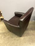 Used Lobby Chairs - Brown Leather - ITEM #:165012 - Img 11 of 14