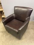 Used Lobby Chairs - Brown Leather - ITEM #:165012 - Img 12 of 14