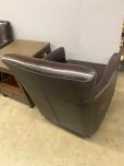 Used Lobby Chairs - Brown Leather - ITEM #:165012 - Img 4 of 14