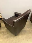 Used Lobby Chairs - Brown Leather - ITEM #:165012 - Img 6 of 14