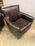 Used Lobby Chairs - Brown Leather - ITEM #:165012 - Img 8 of 14