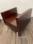 Used Reception Furniture Set - Mahogany And White - ITEM #:165029 - Img 10 of 19