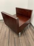 Used Reception Furniture Set - Mahogany And White - ITEM #:165029 - Img 11 of 19