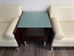 Used Reception Furniture Set - Mahogany And White - ITEM #:165029 - Img 5 of 19