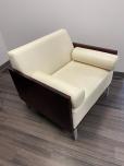 Used Reception Furniture Set - Mahogany And White - ITEM #:165029 - Img 8 of 19