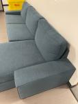 Used Sectional Couch With Blue Fabric - ITEM #:165031 - Img 3 of 3