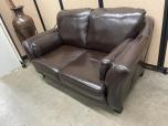 Used Couch - Brown Leather - ITEM #:165032 - Img 2 of 6