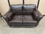 Used Couch - Brown Leather - ITEM #:165032 - Img 3 of 6