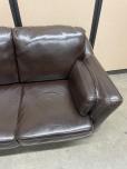 Used Couch - Brown Leather - ITEM #:165032 - Img 4 of 6