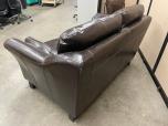 Used Couch - Brown Leather - ITEM #:165032 - Img 6 of 6