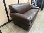 Used Couch - Brown Leather - Three Seat - ITEM #:165036 - Img 2 of 3