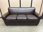 Used Couch - Brown Leather - Three Seat - ITEM #:165036 - Img 3 of 3