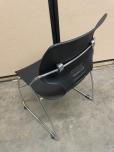 Stacking Chairs With Black Seat And Chrome Frame - ITEM #:175035 - Img 3 of 5