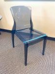 Used clear plastic stacking chairs - ITEM #:175047 - Thumbnail image 2 of 3