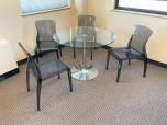Used clear plastic stacking chairs - ITEM #:175047 - Thumbnail image 3 of 3