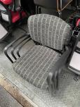 Used Stacking Chairs With Black And White Pattern Fabric - ITEM #:175066 - Thumbnail image 2 of 3