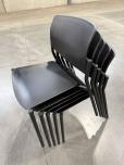 Used Stacking Chairs - Plastic Seat - Metal Frame - ITEM #:175078 - Img 2 of 6