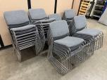 Used Global 2152SW Armless Stacking Chairs - ITEM #:175079 - Img 2 of 5