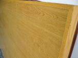 Used Conference Table - Oak Veneer Finish - Two Holes - ITEM #:195011 - Img 2 of 2
