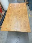 Small Conference Table With Oak Top And Oak Frame - ITEM #:195026 - Img 3 of 3