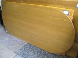 Light Oak Laminate Racetrack Conference Table, 96x42 - ITEM #:195027 - Img 1 of 6