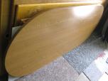 Light Oak Laminate Racetrack Conference Table, 96x42 - ITEM #:195027 - Img 2 of 6