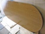Light Oak Laminate Racetrack Conference Table, 96x42 - ITEM #:195027 - Img 3 of 6