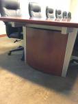 Nucraft Saber 20' Boat Shaped Conference Table, Cherry - ITEM #:195078 - Img 3 of 5