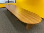 Used Used Conference Table With Walnut Laminate Finish - 14ft 