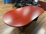 Used Conference Table With Cherry Laminate Finish - 8ft - ITEM #:195080 - Thumbnail image 2 of 6
