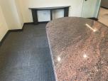 14' Granite Conference Table with Black Wood Base - ITEM #:195087 - Img 5 of 5