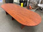 Used Conference Table - Cherry Finish - 10FT - ITEM #:195094 - Img 1 of 7