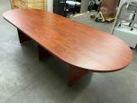 Used Conference Table - Cherry Finish - 10FT - ITEM #:195094 - Img 3 of 7