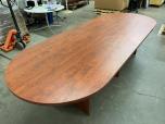 Used Conference Table - Cherry Finish - 10FT - ITEM #:195094 - Img 4 of 7