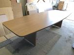 Used Conference Table - Medium Oak Laminate - 10FT - ITEM #:195095 - Img 2 of 3