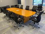 Used Conference Table - Light Wood Tone - 12FT - ITEM #:195098 - Img 1 of 7