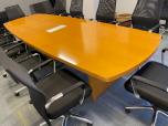 Used Conference Table - Light Wood Tone - 12FT - ITEM #:195098 - Img 2 of 7